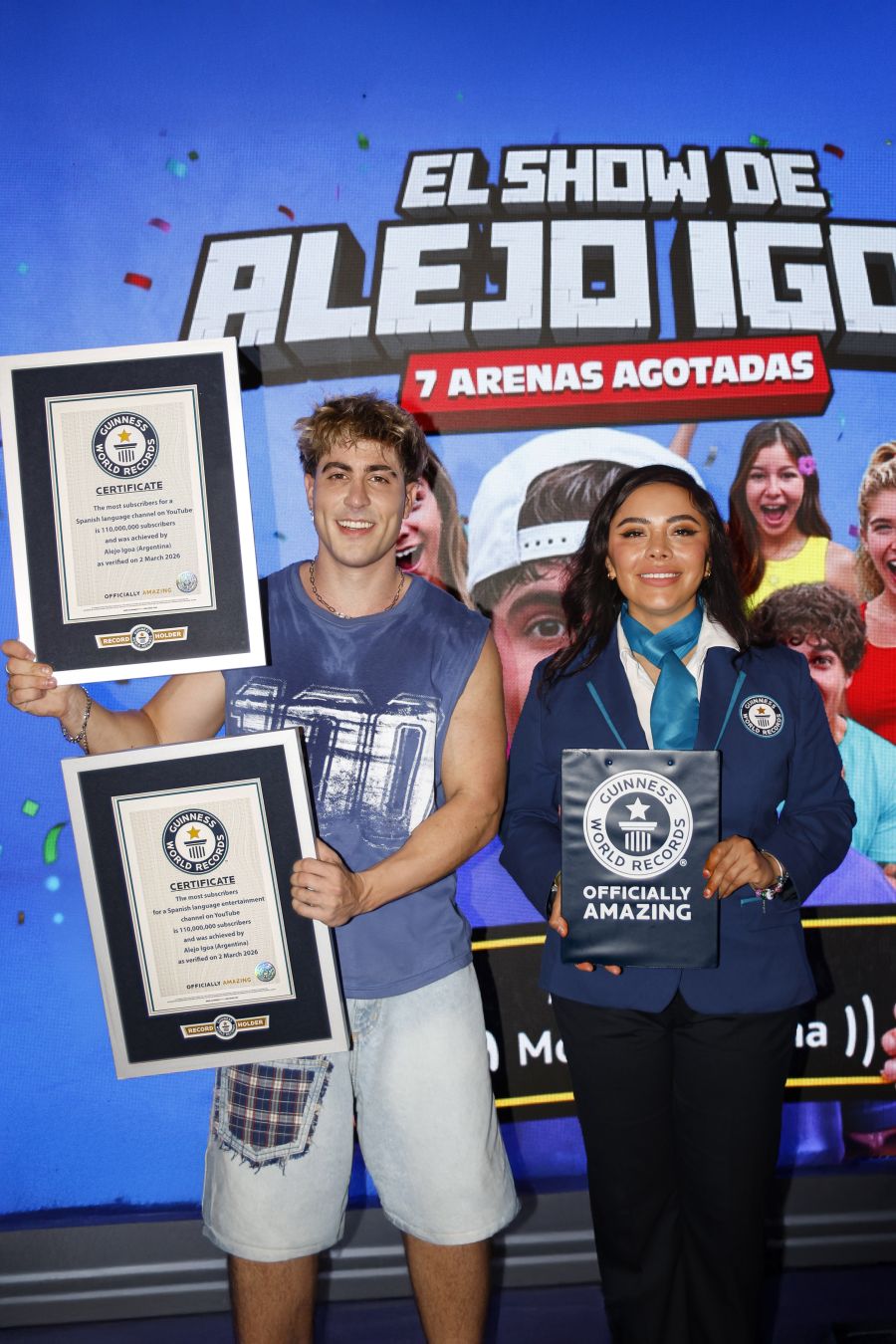Alejo Igoa rompió un récord Guinness