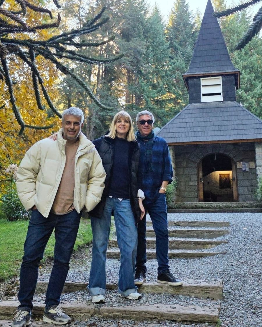 Las vacaciones de Mario Massaccesi y Teté Coustarot en la Patagonia