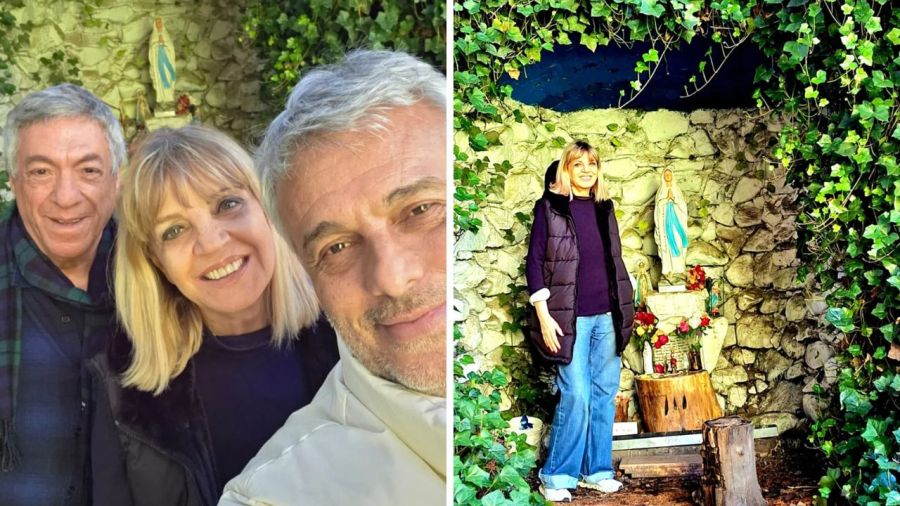 Las vacaciones de Mario Massaccesi y Teté Coustarot en la Patagonia