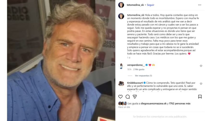 La salud del Teto Medina