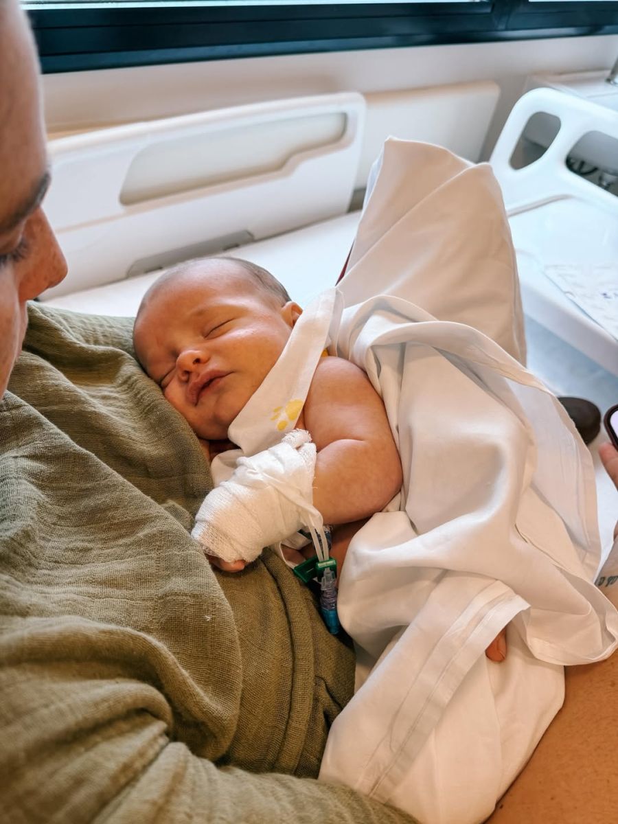 Operaron al hijo de Juana Repetto