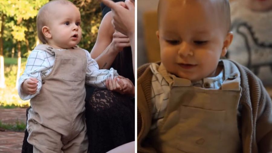 Primer añito de Marco, el hijo de Sol Pérez y Guido Mazzoni