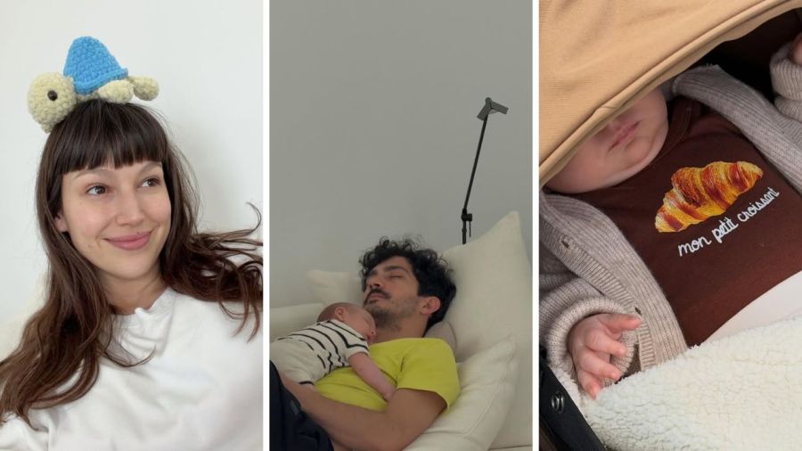 Úrsula Coberó y el Chino Darín mostraron la carita de su bebé