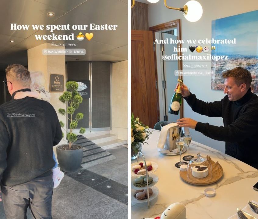 El lujoso cumpleaños de Maxi López