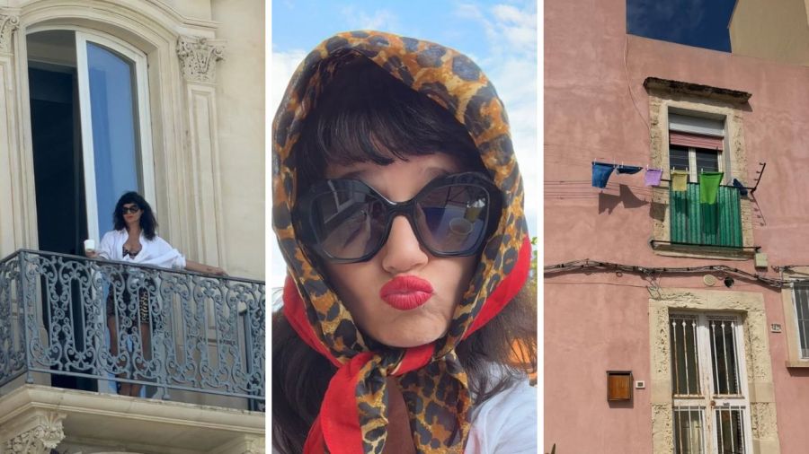 Las vacaciones por Italia de Griselda Siciliani y su hermana Paulina