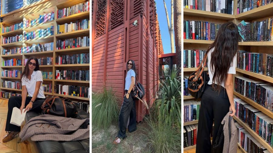 Look simple, versátil y chic de Zaira Nara