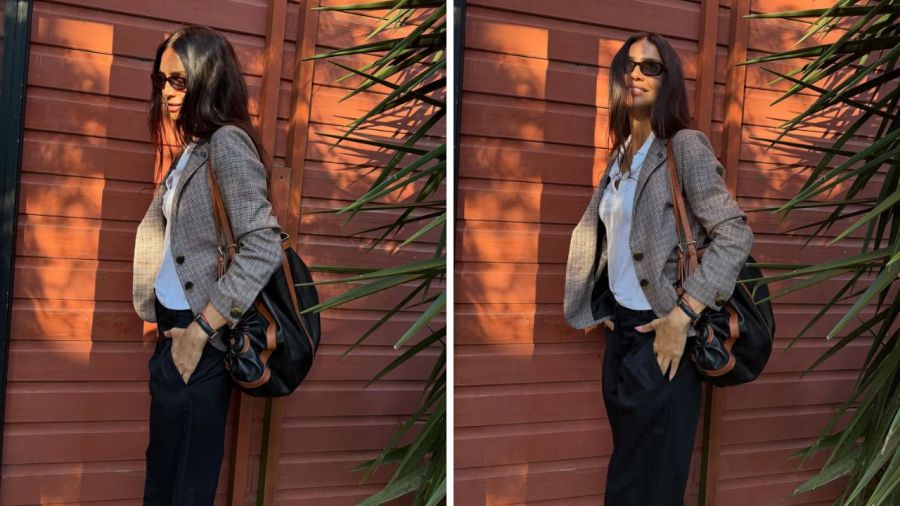 Look simple, versátil y chic de Zaira Nara
