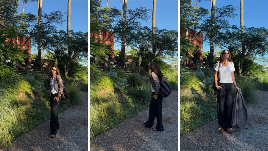 Look simple, versátil y chic de Zaira Nara