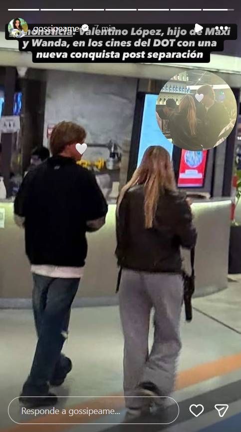 Valentino López, hijo de Wanda Nara y Maxi López, fue visto 