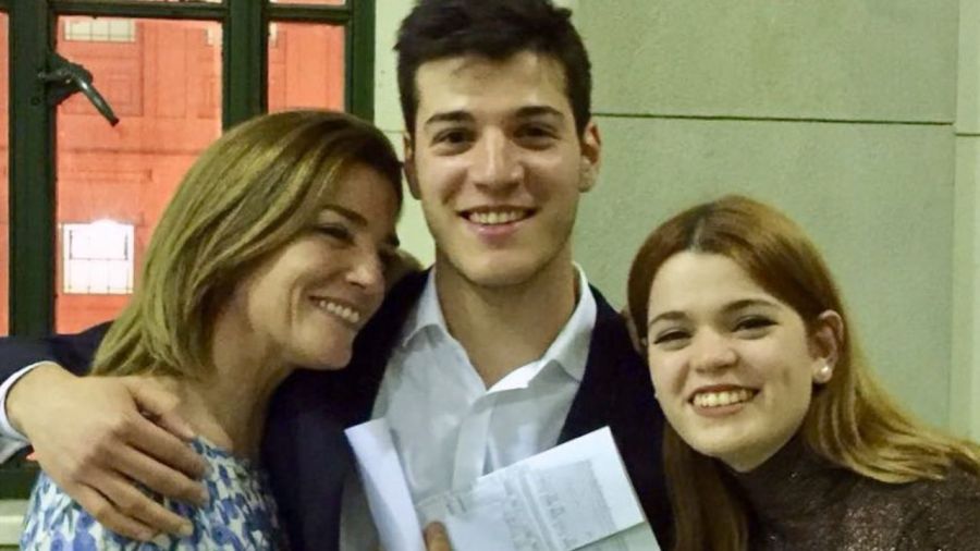 Agustín, el hijo de Débora Pérez Volpin