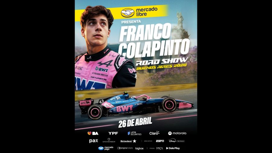 Franco Colapinto en Buenos Aires: hoy a las 16 abre la venta general de entradas