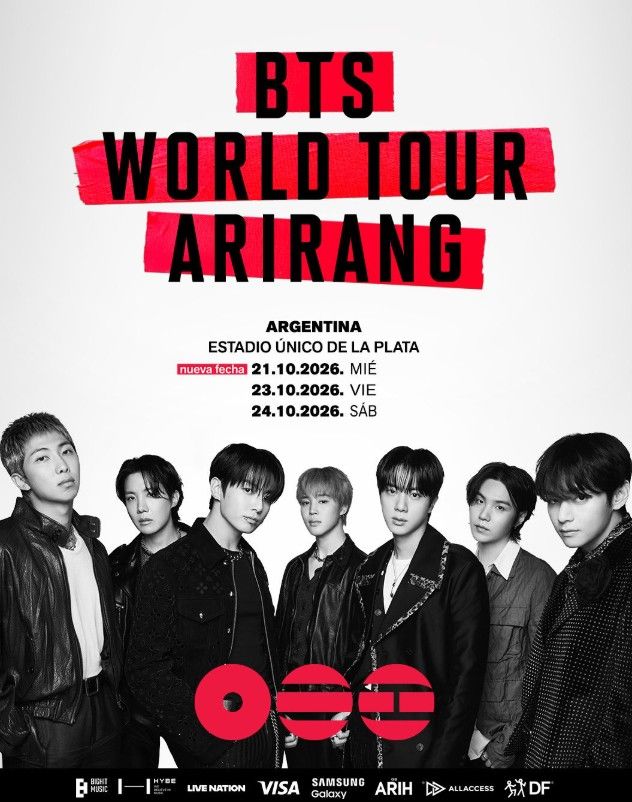 Nueva fecha para BTS en Argentina
