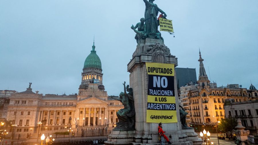 Greenpeace No a la ley de Glaciares 08042026