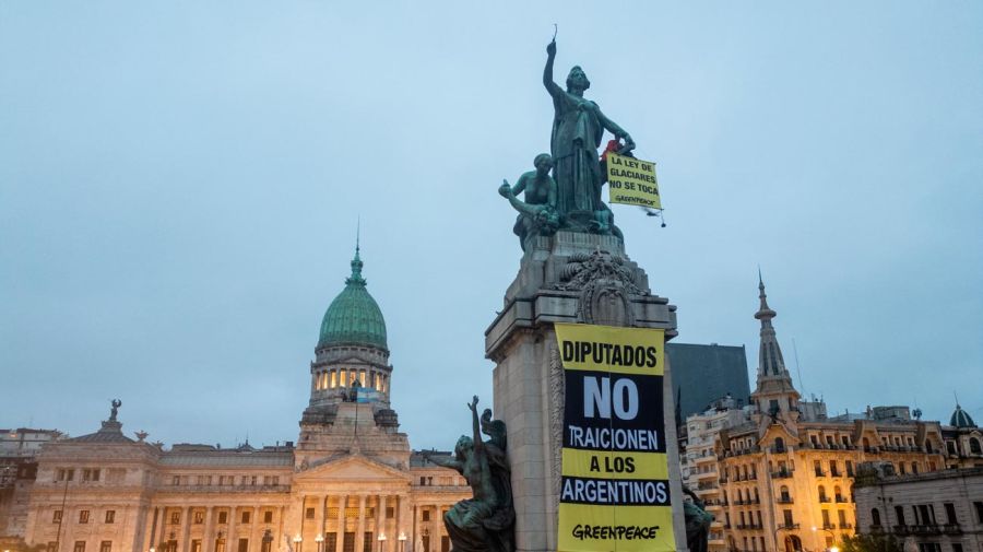Greenpeace No a la ley de Glaciares 08042026
