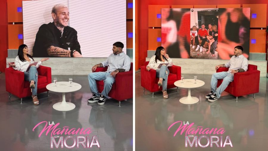 Guido Icardi con Moria Casán