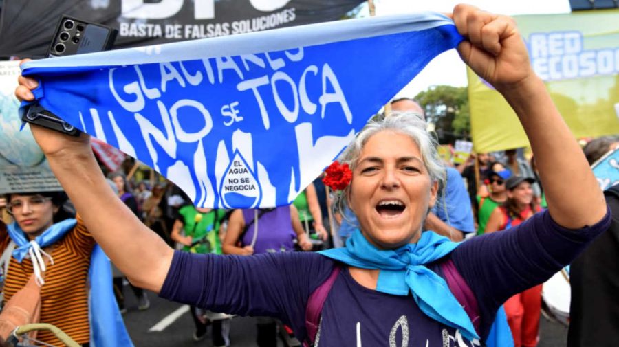 Marcha por ley de glaciares 20260408