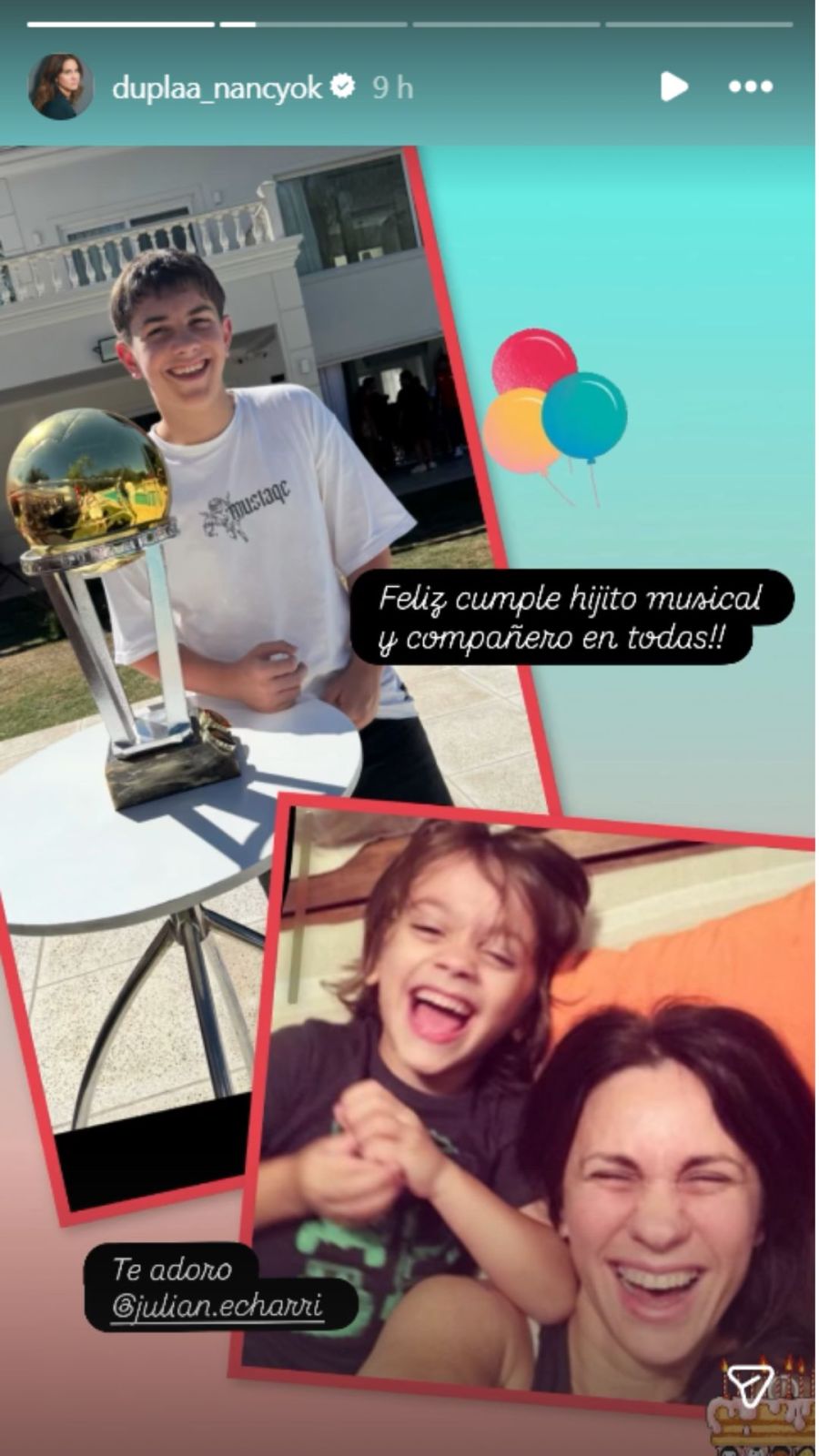 Nancy Dupláa y Julián Echarri