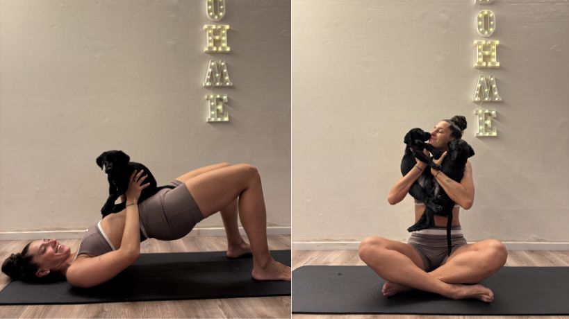 Yoga con perritos en Córdoba