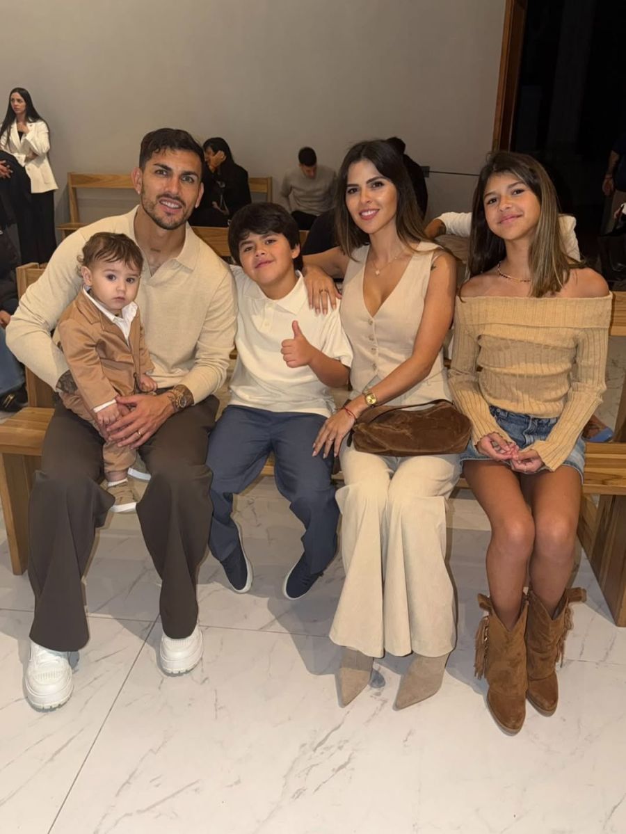 Camila Galante y Leandro Paredes