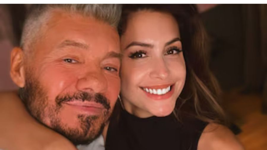 Marcelo Tinelli y Milett Figueroa