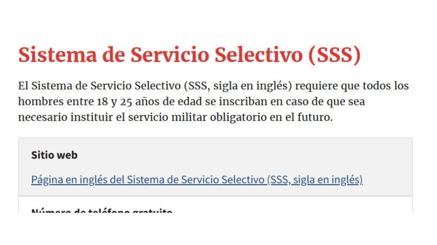 Sistema de Servicio Selectivo (SSS) 09042026