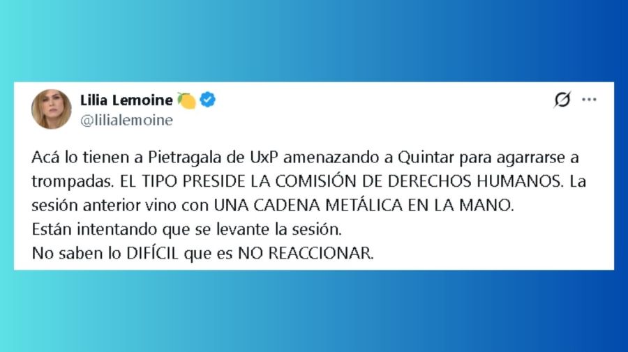 Tuit de Lilia Lemoine