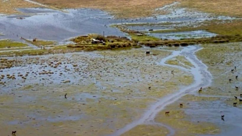 Zona afectada por Río dulce