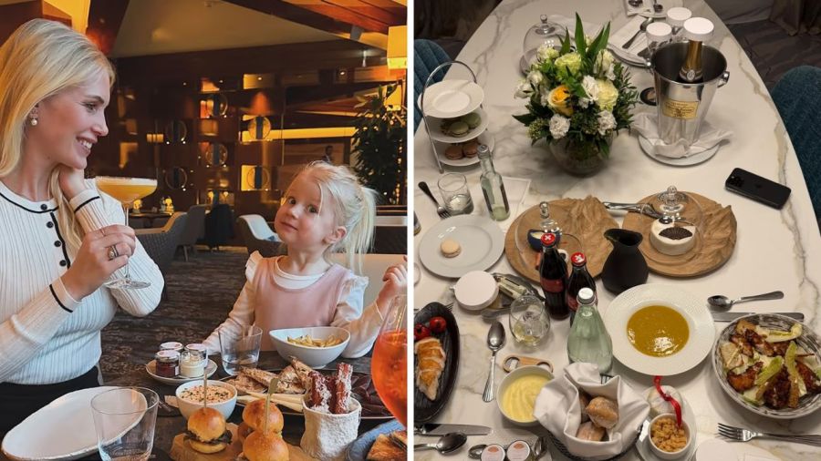 Maxi López y Daniela Christiansson 