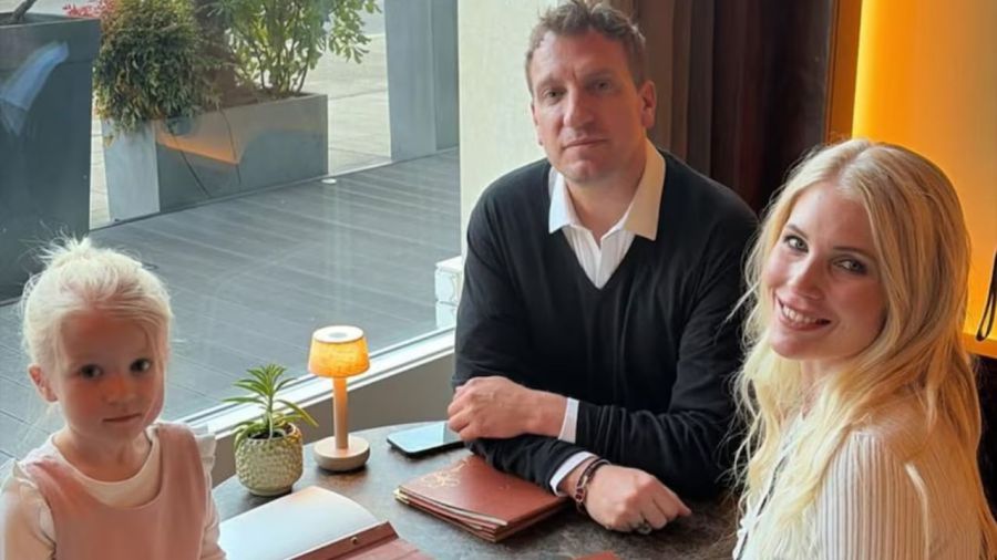 Maxi López y Daniela Christiansson 