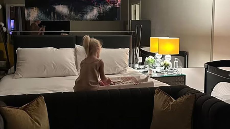 Maxi López y Daniela Christiansson 