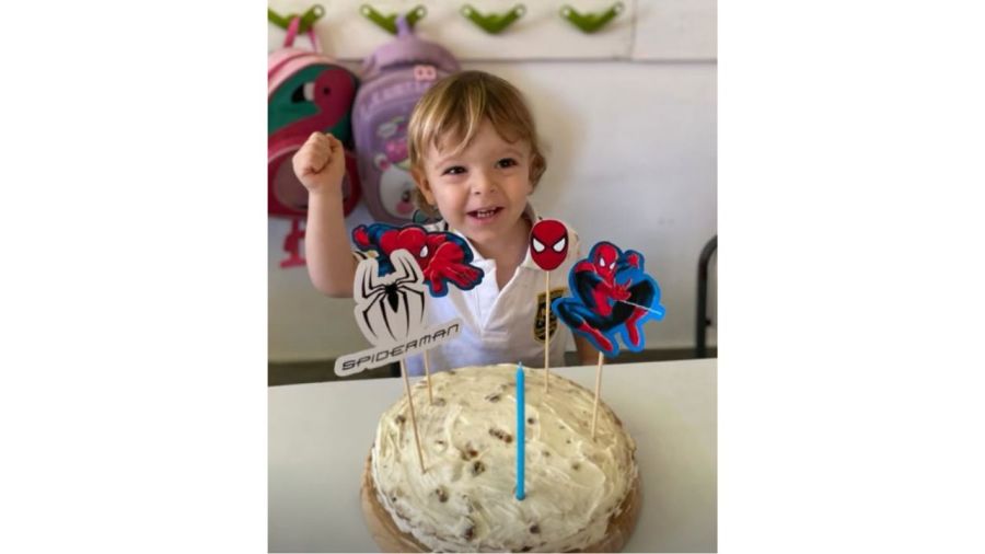 Alejandro Fantino y Coni Mosqueira con Beltrán