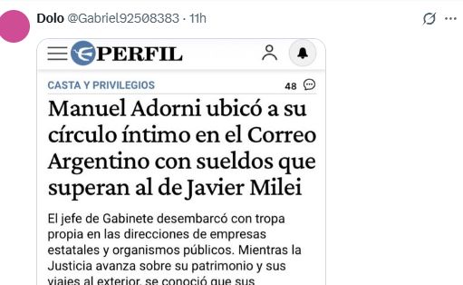 Algunas de las respuestas de X al 