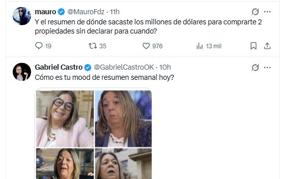 Algunas de las respuestas de X al 
