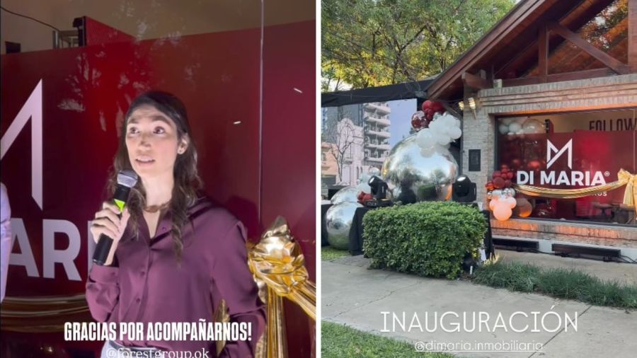 Inauguración de la hermana de Ángel Di María