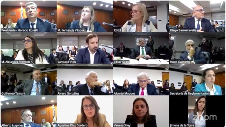 Sesión comisiones del Consejo de la Magistratura