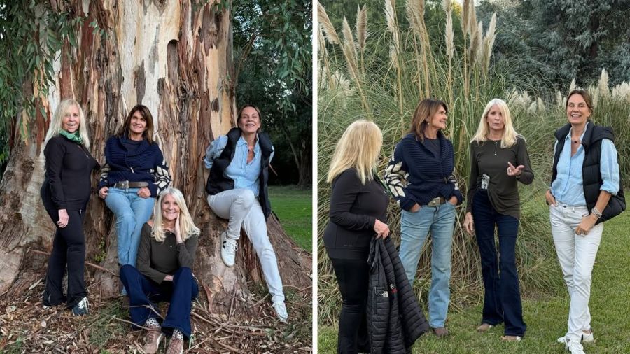 El fin de semana de campo de Nequi Galotti, Teresa Calandra y Evelyn Scheidl