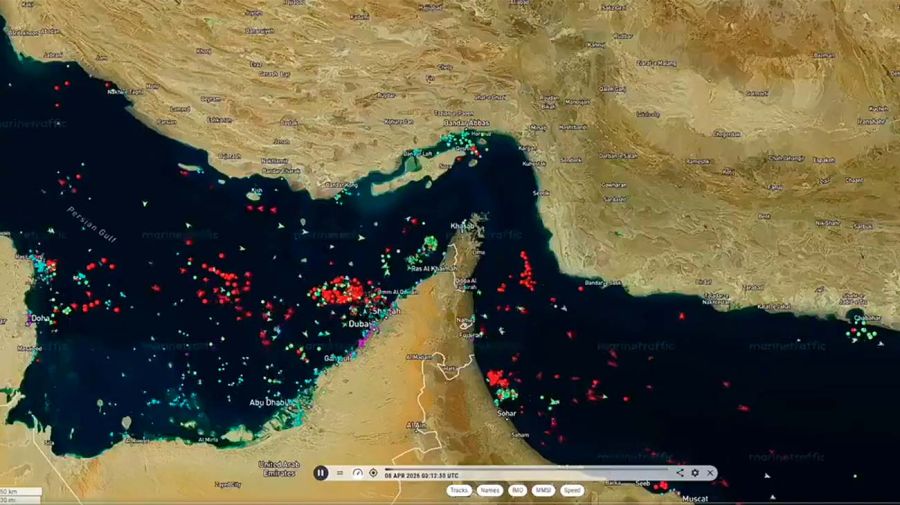 Bloqueo en el Estrecho de Ormuz 13042026