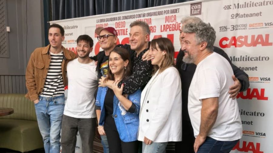 El elenco de la obra 