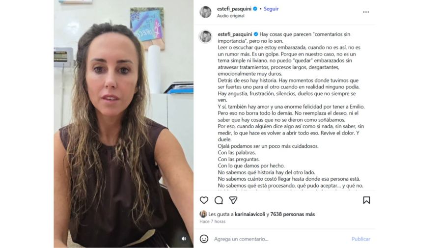 El desgarrador descargo de Estefanía Pasquini