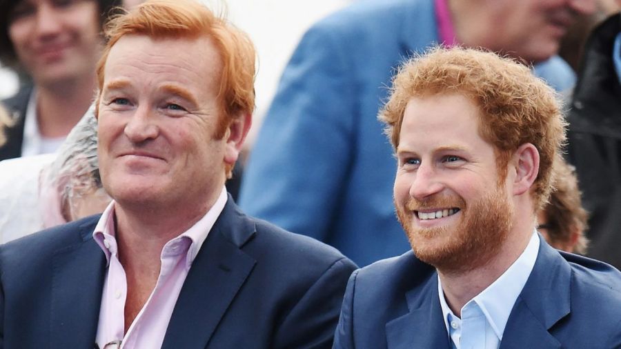 Príncipe Harry y Mark Dyer 