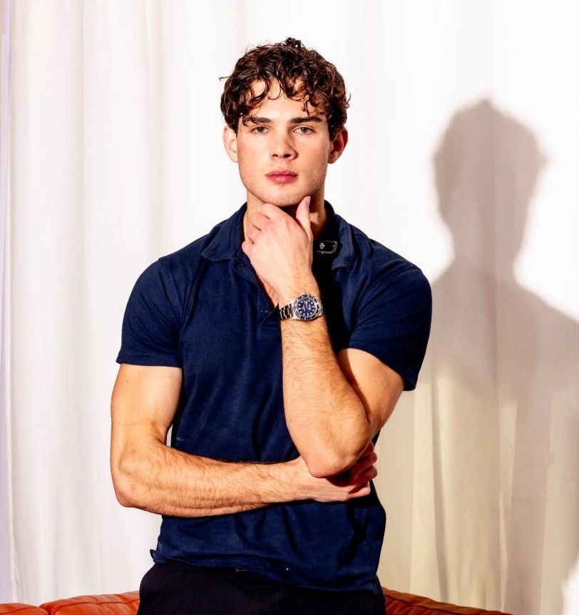 Braden Peters conocido como Clavicular para The New York Times