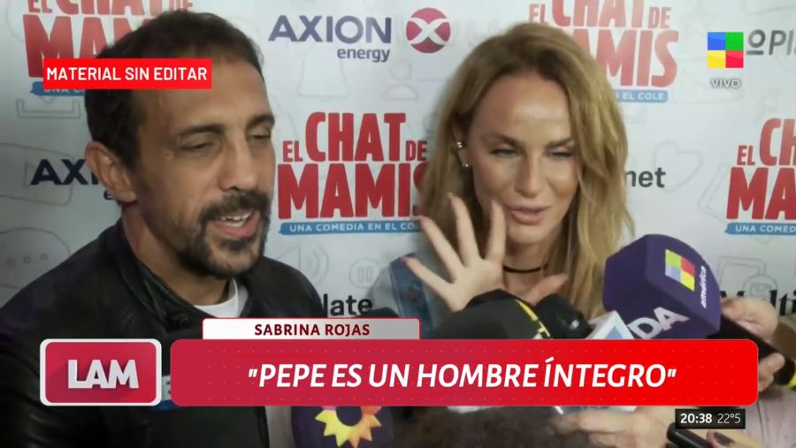 José Chatruc y Sabrina Rojas