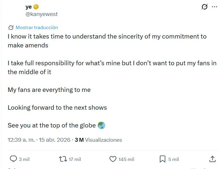 Kanye West pospone su concierto en Francia