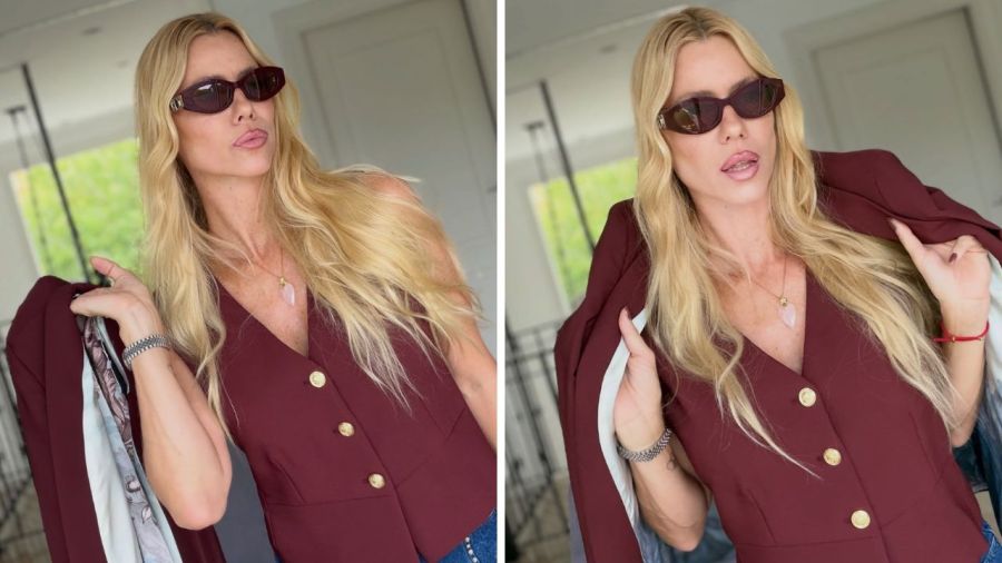 Nicole Neumann y su look anti otoño