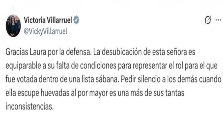 Victoria Villarruel X 20260414