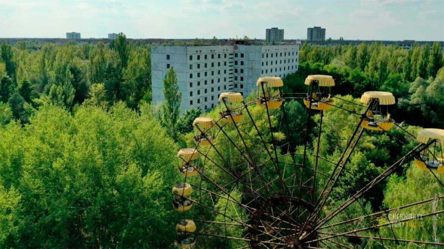 El parque de la ciudad de Pripyat Chernobyl 16042026