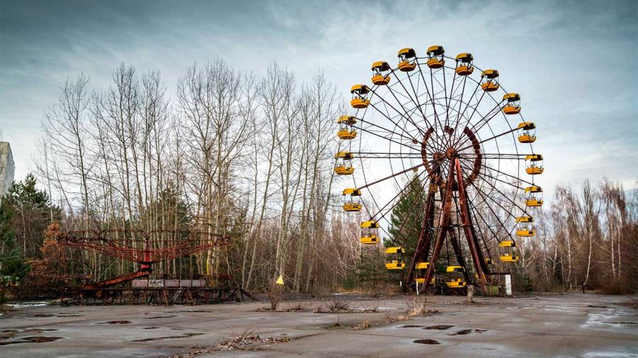 El parque de la ciudad de Pripyat Chernobyl 16042026