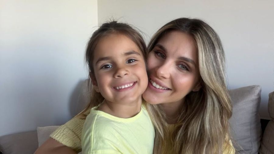 Ivanna Icardi y el reencuentro con su hija