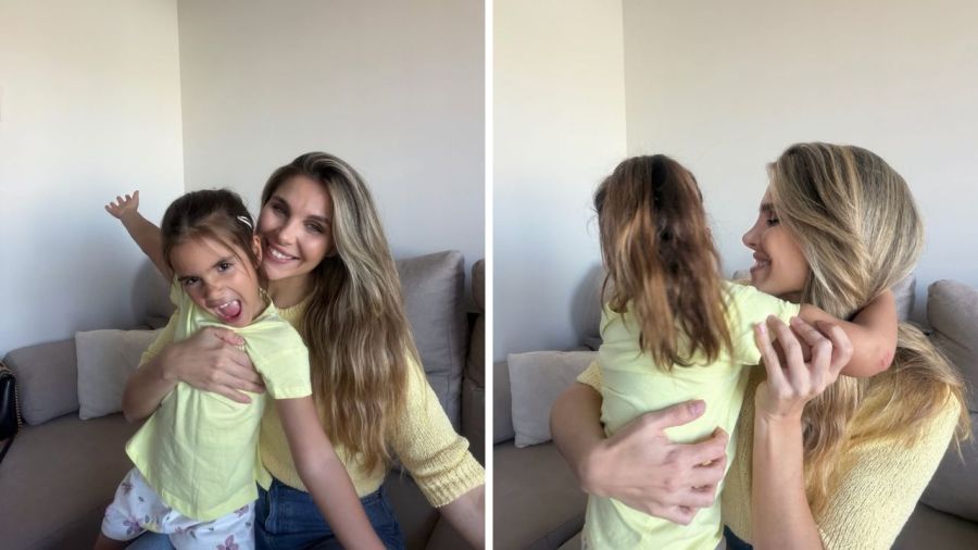 Ivanna Icardi y el reencuentro con su hija