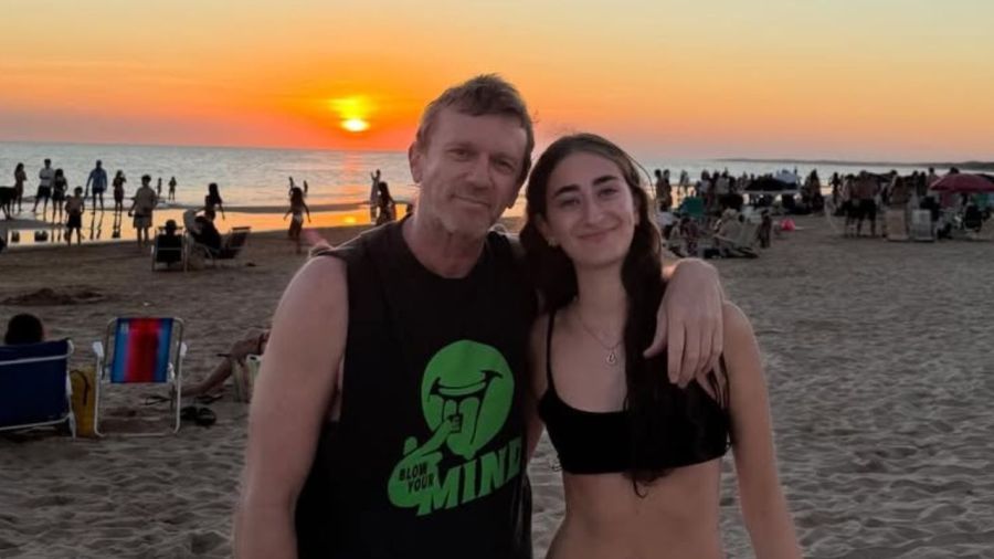 Teo, Juan y Miranda, los hijos de Federico D’Elía 